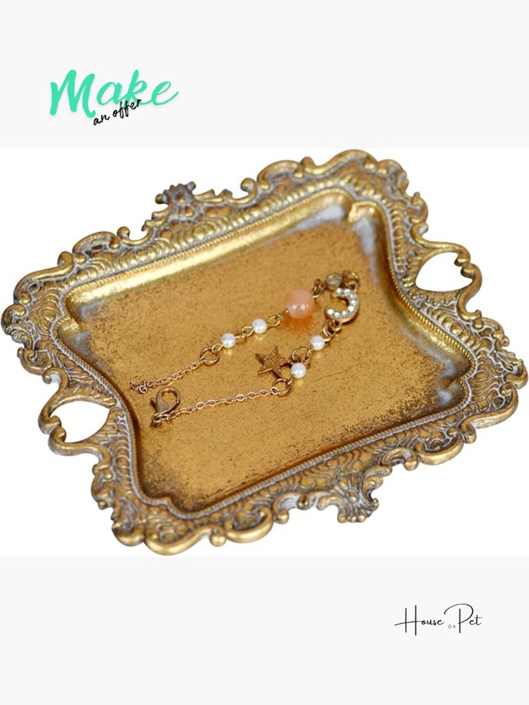 Ceramic Ring Holder Jewelry Dish, Trinket Tray For Rings, Wedding Gift